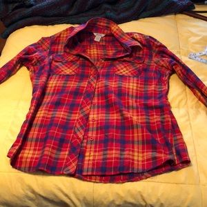 Duluth Trading Co flannel shirt large